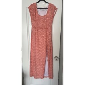 Floral Pink Maxi Dress